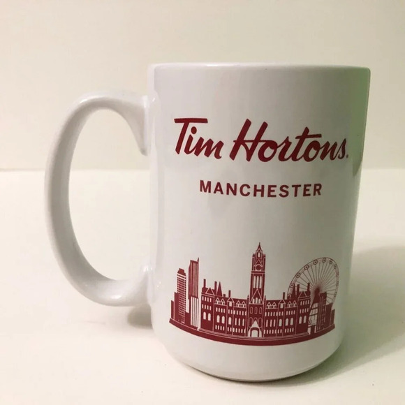 Tim  Hortons Manchester UK Mug Tea Coffee Cup - Picture 14 of 14